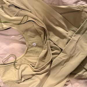 lululemon athletica Long Sleeve Top in Beige